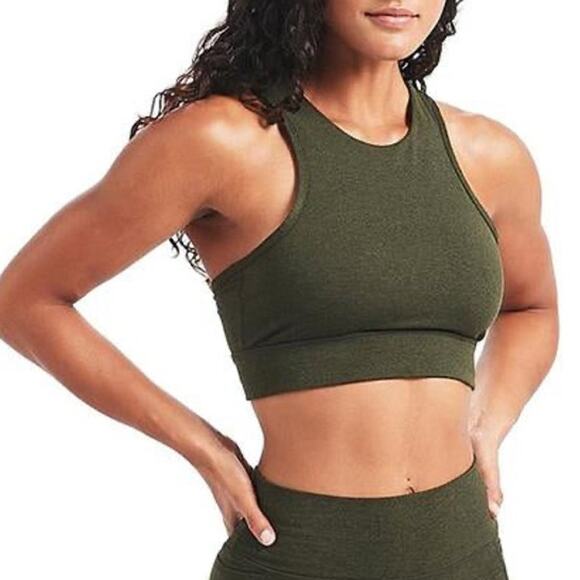 Vuori Other - 3 FOR $50! 🎁 VUORI Juno High Neck Dark Green Longline Sports Bra Sz. S